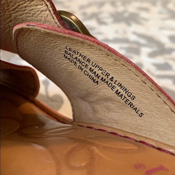 Born Leather Slip-On Wedge Sandals - Picture 7 of 7